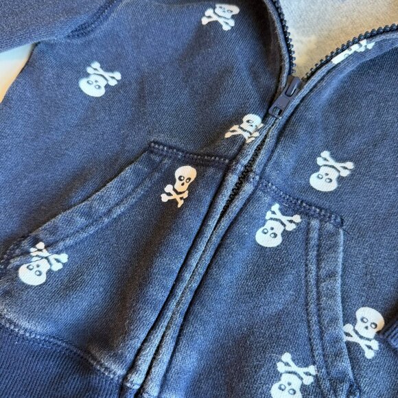 3 / $15 Bundle | Baby Zip Up Pirate Hoodie - Picture 3 of 4